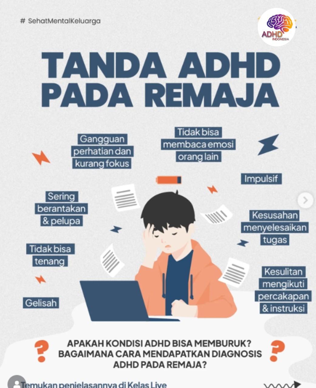 Screening ADHD Non-Diagnostik: Edukasi Awal bagi Orang Tua di Kabupaten Pohuwato